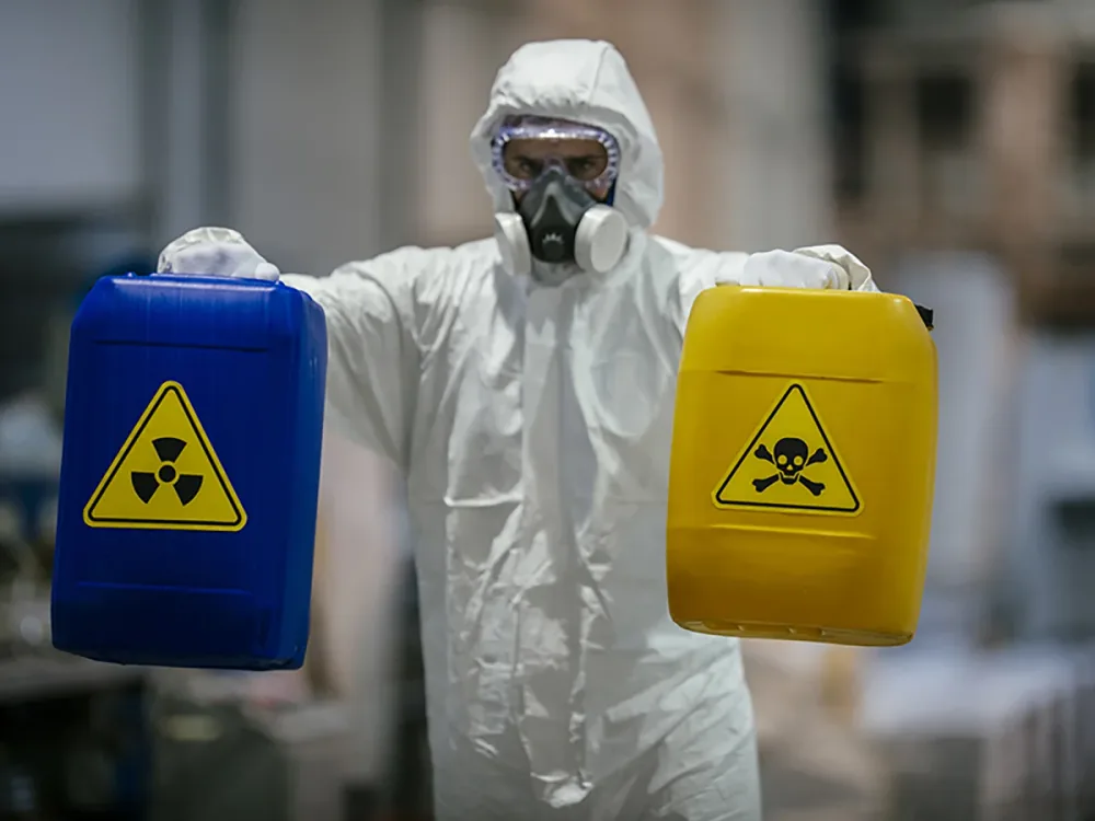 biohazard cleanup professionals at work in Littleton